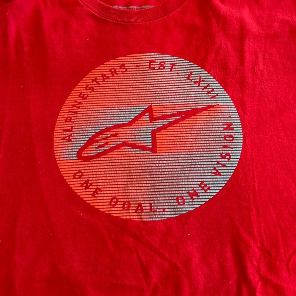 Alpine Stars Red T-Shirt large - Picture 2 of 6